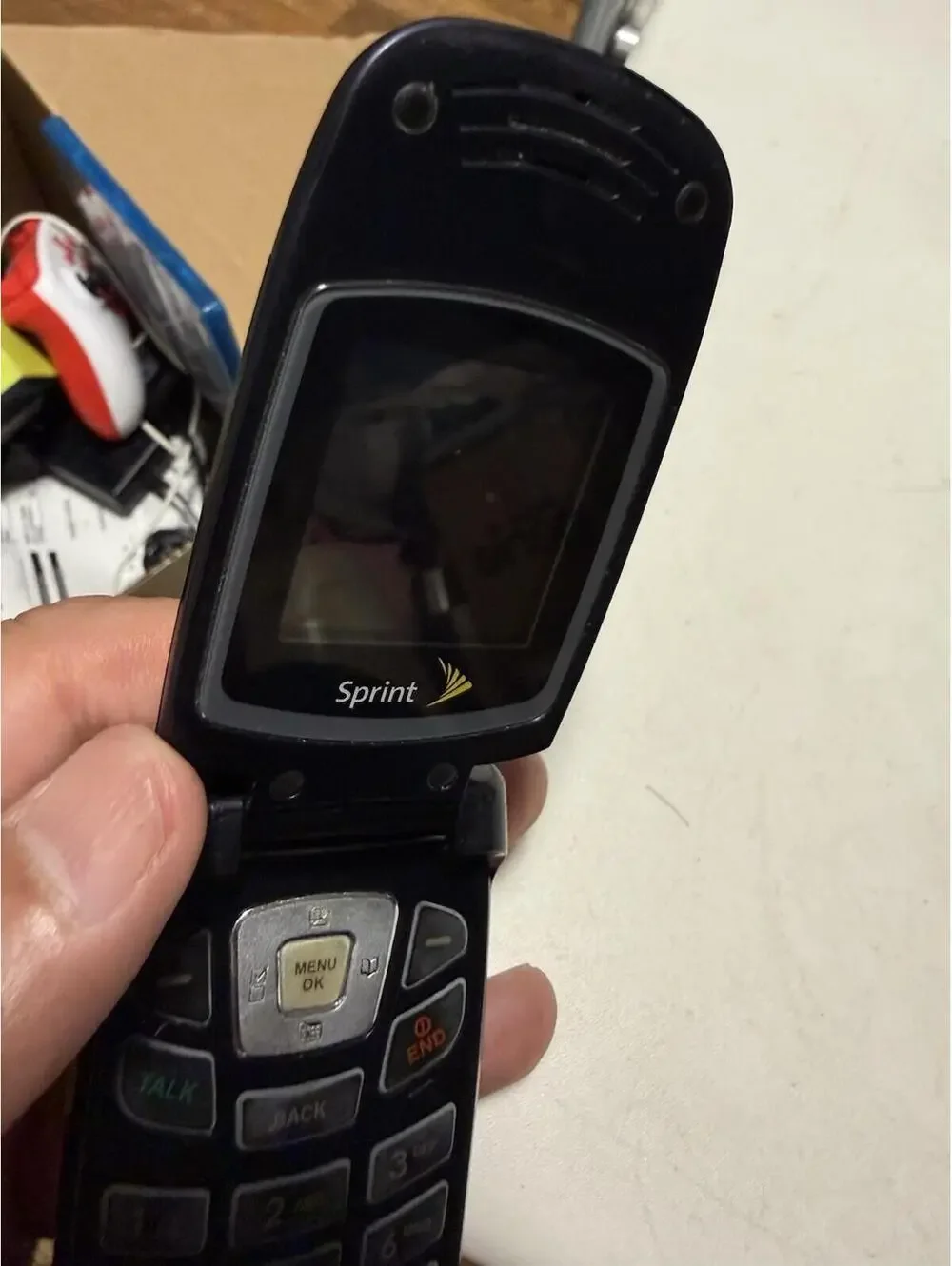 Vintage Sprint Cdm120sp Flip Phone No Charger (untested)